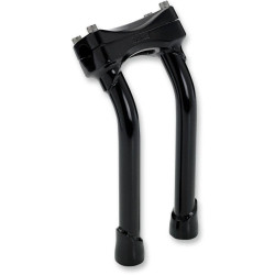 PartzBiz HD DS06020897 - Biltwell Satin Black 10 ” Murdock แฮนด์แฮนด์แบบดึงกลับสำหรับ Harley & Custom | MP-010-HD-BK