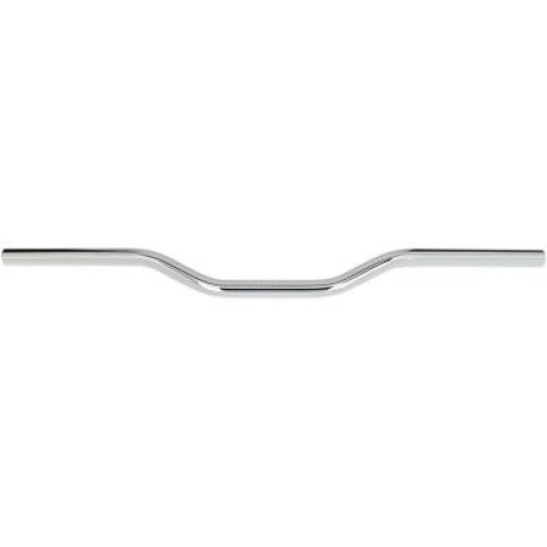 PartzBiz HD: 4421993-Bitlwell 6007-1056 1" Tracker Smooth Slotted Chrome Handlebar Harley Metric Custom 0601-5120 06015120 davidson sx650 shadow virago vulcan intruder bobber chopper motorcycle 