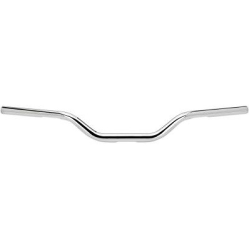 PartzBiz HD: 4422000-Bitlwell 6308-1053 Tracker O/S Mid Smooth Slotted Chrome Handlebar Harley Metric 1 1/8 1/8" Custom 0601-5152 06015152 davidson sx650 shadow virago vulcan intruder bobber chopper motorcycle 