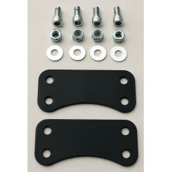 PartzBiz HD EPC-BLK-LIFT - Black 1" Fender Spacer Lift Bracket Kit Harley Touring FLH/T 14-Up BEST FOR ELECTRA SOFTAIL ROAD STREET GLIDE DYNA SPORTSTER