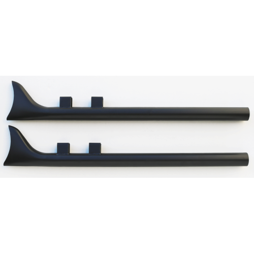 PartzBiz HD: 4421971-Black 33" Fishtail Slip-On Mufflers Straight Pipe 64-376 Harley Touring 95-16 PartzBiz HD: 4421971-Black 33" Fishtail Slip-On Mufflers Straight Pipe 64-376 Harley Touring 95-16