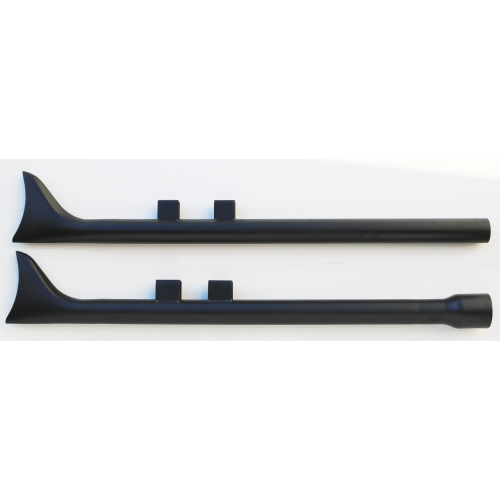 PartzBiz HD: 4421973-Black 36" Fishtail Slip-On Mufflers Straight Pipe 64-383 Harley Touring 17-Up PartzBiz HD: 4421973-Black 36" Fishtail Slip-On Mufflers Straight Pipe 64-383 Harley Touring 17-Up