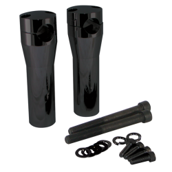PartzBiz HD MU41021 - Black 5" Handlebar Riser Set Harley Springers And Customs Top Thru Bolt 41021 PartzBiz HD MU41021 - Black 5" Handlebar Riser Set Harley Springers And Customs Top Thru Bolt 41021