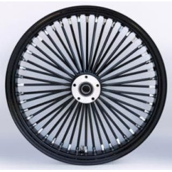 PartzBiz HD MW37-724 - Black/Black Ultima 48 Fat King Spoke 21 x 3.5 Front Dual Disc Wheel Harley 00-07 37-724 Touring bagger Dresser Electra Street Road Glide King Ultra Limited Classic PartzBiz HD MW37-724 - Black/Black Ultima 48 Fat King Spoke 21 x 3.5 Front Dual Disc Wheel Harley 00-07 37-724 Touring bagger Dresser Electra Street Road Glide King Ultra Limited Classic
