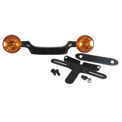 PartzBiz HD MU11443 - Black Bullet Turn Signal Bar & License Plate Relocation 99-08 Harley Touring 11447 PartzBiz HD MU11443 - Black Bullet Turn Signal Bar & License Plate Relocation 99-08 Harley Touring 11447