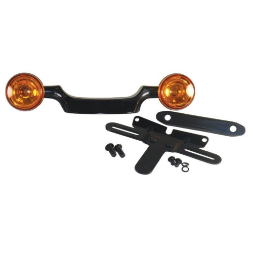 PartzBiz HD: 4421989-Black Bullet Turn Signal Bar & License Plate Relocation 99-08 Harley Touring 11447 PartzBiz HD: 4421989-Black Bullet Turn Signal Bar & License Plate Relocation 99-08 Harley Touring 11447