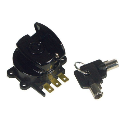 PartzBiz HD: 4421958-Black Electrical Fat Bob Ignition Switch Late Style Tank Mounted Harley 96-13 Repl OEM 71313-96A PartzBiz HD: 4421958-Black Electrical Fat Bob Ignition Switch Late Style Tank Mounted Harley 96-13 Repl OEM 71313-96A