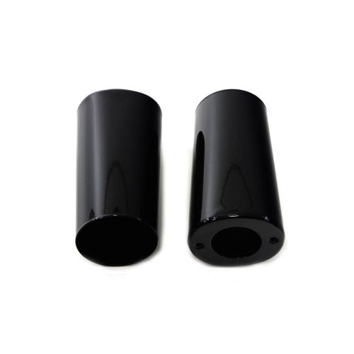 PartzBiz HD: 4421963-Black Fork Slider Cover OE Repl 45591-02 Harley Touring 49-84 Softail 86-17