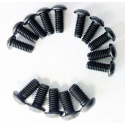PartzBiz HD EP-BLK-ROTOR-FT X2 & EP-BLK-ROTOR-RR X1 - Black Harley Rear x5 Front x10 Brake Rotor Bolts Softail Dyna Touring HD PartzBiz HD EP-BLK-ROTOR-FT X2 & EP-BLK-ROTOR-RR X1 - Black Harley Rear x5 Front x10 Brake Rotor Bolts Softail Dyna Touring HD