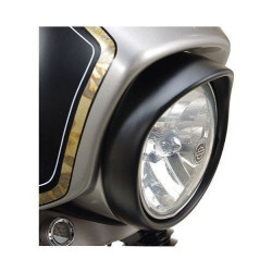 PartzBiz HD 660755 - Black Smooth 7" Headlight Trim Ring Visor Bezel 80-13 Harley FLH Touring 660755 PartzBiz HD 660755 - Black Smooth 7" Headlight Trim Ring Visor Bezel 80-13 Harley FLH Touring 660755