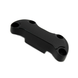 PartzBiz HD VT25-0593 - Black Smooth w Skirt 1” ฝาปิดแคลมป์แฮนด์ Harley FL FX 99-Up 25-0593