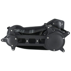 PartzBiz HD MW58-946 - Black Ultima 3.35" Open Belt Primary Drive Cast Race Style Harley 90-06 Softail PartzBiz HD MW58-946 - Black Ultima 3.35" Open Belt Primary Drive Cast Race Style Harley 90-06 Softail