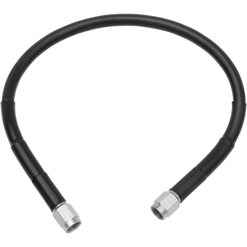 PartzBiz HD: 4421883-Drag Universal Black Vinyl 9" Stainless Steel Brake Line w/ AN-3 Fittings Ends | 1741-2700 PartzBiz HD: 4421883-Drag Universal Black Vinyl 9" Stainless Steel Brake Line w/ AN-3 Fittings Ends | 1741-2700