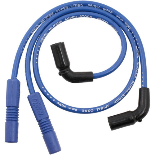PartzBiz HD: 4421851-Accel 8mm Blue Spark Plug Wire Set for Harley Touring FLHT/FLHX/FLTR 09-15 | 171111-B