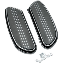 PartzBiz HD DS16210348 - Drag Black Sweeper Swept Style Driver Floorboards Harley FLT/H FL Softail - 1621-0348 PartzBiz HD DS16210348 - Drag Black Sweeper Swept Style Driver Floorboards Harley FLT/H FL Softail - 1621-0348