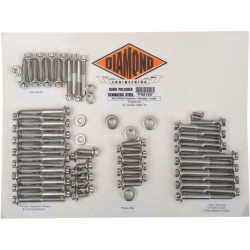 PartzBiz HD DS24010846 - ชุดน็อตเครื่องยนต์สแตนเลสขัดเงา Diamond Engineering 12 จุด XL 04-15 | PS819S PartzBiz HD DS24010846 - ชุดน็อตเครื่องยนต์สแตนเลสขัดเงา Diamond Engineering 12 จุด XL 04-15 | PS819S