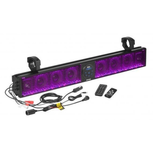 PartzBiz HD: 4421829-Boss Audio 36" Riot Sound Bar RGB LED Plug-N-Play BRT36RGB Universal ATV UTV
