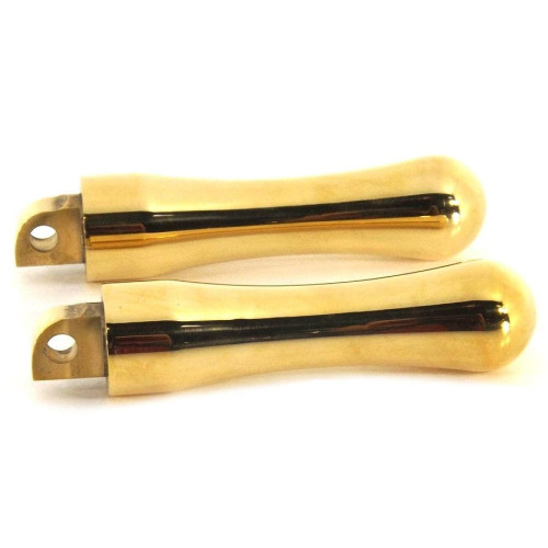 PartzBiz HD: 4421785-Brass Contour Foot Peg Set Male Clevis Harley Dyna Sportster Softail 27-0777