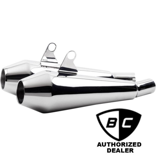 PartzBiz HD: 4421755-British Customs BC902-117-P Polished Shorty Predator Pro Slip On 16-19 Triumph 1811-3598 18113598 PartzBiz HD: 4421755-British Customs BC902-117-P Polished Shorty Predator Pro Slip On 16-19 Triumph 1811-3598 18113598