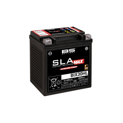 PartzBiz HD: 4421731-BS SLA Max 440 CCA 66010-97D 30L AGM Battery Harley FLH ETX30L