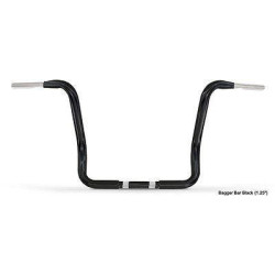 PartzBiz HD B28-341TB - Burly B28-341TB Bagger Bars แฮนด์บาร์สีดำ Ape Hangers FLHX Street Glide 13 ”