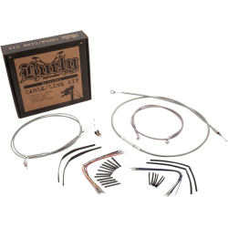 PartzBiz HD B30-1052 - Burly Braided Stainless Steel Cable/Line Kit For 14" Apehangers Harley FXST/B/C/D 2007-2010 | easternperformance.com PartzBiz HD B30-1052 - Burly Braided Stainless Steel Cable/Line Kit For 14" Apehangers Harley FXST/B/C/D 2007-2010 | easternperformance.com
