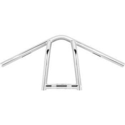 PartzBiz HD B12-6041C - Burly Brand Chrome 11inch Rise The Jim แฮนด์เหล็ก 1 นิ้ว B12-6041C