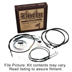 PartzBiz HD B30-1255 - Burly ยี่ห้อชุดสายคลัตช์เบรคมือจับแฮนด์ Harley Softail M8 w/ ABS 18-Up 0662-0713 06620713 flde flfb dlhc dlsl slim fat boy Heritage classic deluxe davidson เดิมพันสำหรับแพ็คเกจซื้อ PartzBiz HD B30-1255 - Burly ยี่ห้อชุดสายคลัตช์เบรคมือจับแฮนด์ Harley Softail M8 w/ ABS 18-Up 0662-0713 06620713 flde flfb dlhc dlsl slim fat boy Heritage classic deluxe davidson เดิมพันสำหรับแพ็คเกจซื้อ