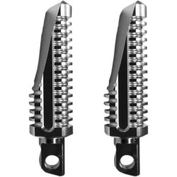 PartzBiz HD B13-1003S - Burly Brand Havoc Foot Pegs Clear Anodized Male Mount Harley and Metric PartzBiz HD B13-1003S - Burly Brand Havoc Foot Pegs Clear Anodized Male Mount Harley and Metric