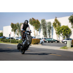 PartzBiz HD B10-2000 - Burly Brand Standard แฟริ่ง ABS สำหรับ Harley XL FXD FXR พร้อมท่อโช๊ค 35 มม.-49 มม. | B10-2000