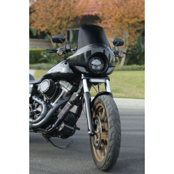 PartzBiz HD B10-2001 - Burly Brand Tall Touring Sport Touring Fairing Harley พร้อมท่อตะเกียบขนาด 35 มม.-49 มม. | B10-2001