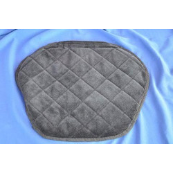 PartzBiz HD AE1308BK-L - เบาะรองนั่งบุนวมสำหรับรถจักรยานยนต์ Harley หรือ Metric ขนาดใหญ่ 18W X 14L | 1308BK-L