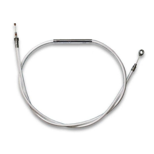 PartzBiz HD: 4421454-Magnum Sterling Chromite Braided 70" Plus + 8 Clutch Cable for Harley FLH 08-13 | 32238HE
