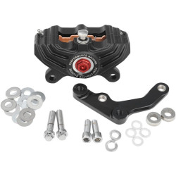 PartzBiz HD PM0052-4009-SMB - Performance Machine PM Black Ops Vintage Single Front Brake Caliper Harley 13 ” | 0052-4009-SMB PartzBiz HD PM0052-4009-SMB - Performance Machine PM Black Ops Vintage Single Front Brake Caliper Harley 13 ” | 0052-4009-SMB
