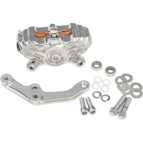 PartzBiz HD: 4421440-Performance Machine PM Chrome Vintage Single Front Brake Caliper Harley 13" | 0052-4009-CH PartzBiz HD: 4421440-Performance Machine PM Chrome Vintage Single Front Brake Caliper Harley 13" | 0052-4009-CH