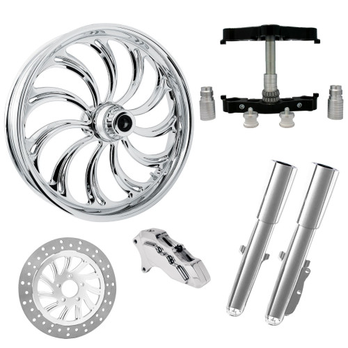 PartzBiz HD: 4421406-Calypso Chrome 23" Wheel Tire Single Side w/ Raked Triple Trees Lowers & Sliders | CALYPSO-SNGL-CHR-KIT-23PCKG PartzBiz HD: 4421406-Calypso Chrome 23" Wheel Tire Single Side w/ Raked Triple Trees Lowers & Sliders | CALYPSO-SNGL-CHR-KIT-23PCKG
