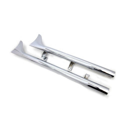PartzBiz HD VT30-1761 - ท่อไอเสีย Chrome 1-7/8” Straight Fishtail Slip-On 15-19 Indian Scout 30-1762 PartzBiz HD VT30-1761 - ท่อไอเสีย Chrome 1-7/8” Straight Fishtail Slip-On 15-19 Indian Scout 30-1762
