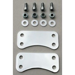PartzBiz HD EPC-CHR-LIFT - Ultima 19-90 Raw 1" Fender Spacer Lift Kit Bracket Harley FLH/T 14-Up BEST FOR ELECTRA SOFTAIL ROAD STREET GLIDE DYNA SPORTSTER PartzBiz HD EPC-CHR-LIFT - Ultima 19-90 Raw 1" Fender Spacer Lift Kit Bracket Harley FLH/T 14-Up BEST FOR ELECTRA SOFTAIL ROAD STREET GLIDE DYNA SPORTSTER