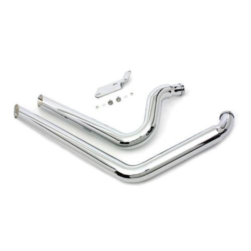 PartzBiz HD: 4421321-EPC Great Price. Free Shipping. Chrome 2 1/4" Side Slash Style Drag Exhaust Pipe Set Harley Softail FXST PartzBiz HD: 4421321-EPC Great Price. Free Shipping. Chrome 2 1/4" Side Slash Style Drag Exhaust Pipe Set Harley Softail FXST
