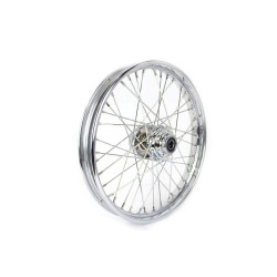PartzBiz HD VT52-1061 - Chrome 21 ” x 2.15 ” ล้อหน้า 40 ก้าน Harley Dyna Wide 07-11 OE 43700-08