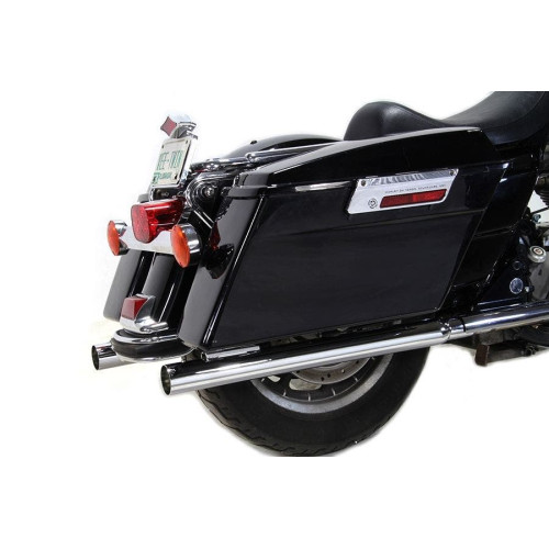PartzBiz HD: 4421327-Chrome 3" Slip-On Ons Mufflers Exhaust Harley Touring Dresser Bagger 95-16 PartzBiz HD: 4421327-Chrome 3" Slip-On Ons Mufflers Exhaust Harley Touring Dresser Bagger 95-16