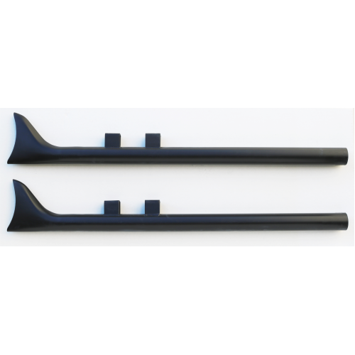 PartzBiz HD: 4421332-Black 36" Fishtail Slip-On Mufflers Straight Pipe 64-381 Harley Touring 95-16 PartzBiz HD: 4421332-Black 36" Fishtail Slip-On Mufflers Straight Pipe 64-381 Harley Touring 95-16