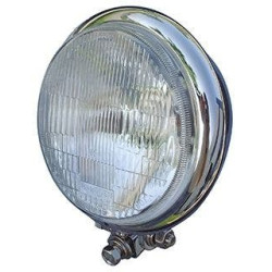 PartzBiz HD MW8-195 - Chrome 5-3/4 ไฟหน้าติดด้านล่างพร้อมหลอดไฟ H4 12V 55/60 วัตต์สำหรับ Harley 8-195 PartzBiz HD MW8-195 - Chrome 5-3/4 ไฟหน้าติดด้านล่างพร้อมหลอดไฟ H4 12V 55/60 วัตต์สำหรับ Harley 8-195