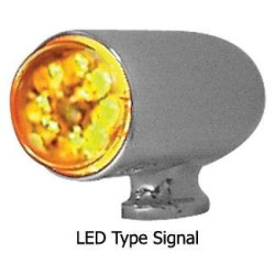 PartzBiz HD MU11445 - Chrome Bullet Style LED Turn Signal Kits Harley Big Twin 74-06 or Custom 12V PartzBiz HD MU11445 - Chrome Bullet Style LED Turn Signal Kits Harley Big Twin 74-06 or Custom 12V