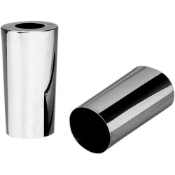 PartzBiz HD 25-234 - Custom Chrome Smooth Chrome Stock ความยาว Repl OEM 41 มม. ตัวเลื่อนด้านบนครอบคลุม 84-13 | 25234