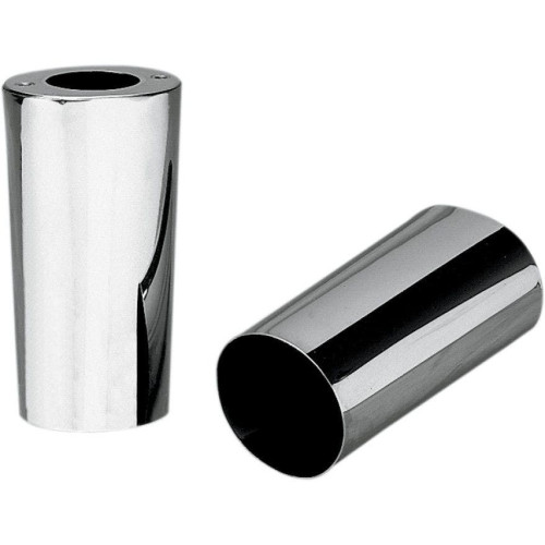 PartzBiz HD: 4421259-Custom Chrome Smooth Chrome Stock ความยาว Repl OEM 41 มม. ตัวเลื่อนด้านบนครอบคลุม 84-13 | 25234