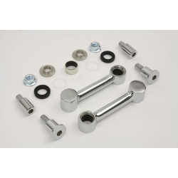 PartzBiz HD VT50-0688 - Chrome Front Fender Mounts Harley Softail Springer 93-06 FXSTS V-Twin 50-0688
