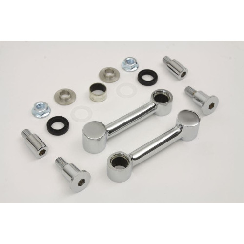 PartzBiz HD: 4421238-Chrome Front Fender Mounts Harley Softail Springer 93-06 FXSTS V-Twin 50-0688