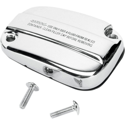 PartzBiz HD: 4421239-Drag Chrome Front Brake Master Cylinder Cover 09-18 Harley FL 09-13 FL TRIKES 0611-0031 06110031