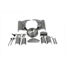 PartzBiz HD VT24-0318 - Chrome Headlight Headlamp Cowl Nacelle Harley Touring 86-13 OE 67674-94 67682-94 PartzBiz HD VT24-0318 - Chrome Headlight Headlamp Cowl Nacelle Harley Touring 86-13 OE 67674-94 67682-94